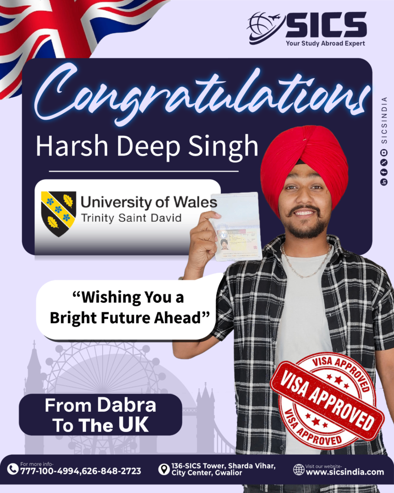 Harsh Deep Singh — UK · Wales TSD